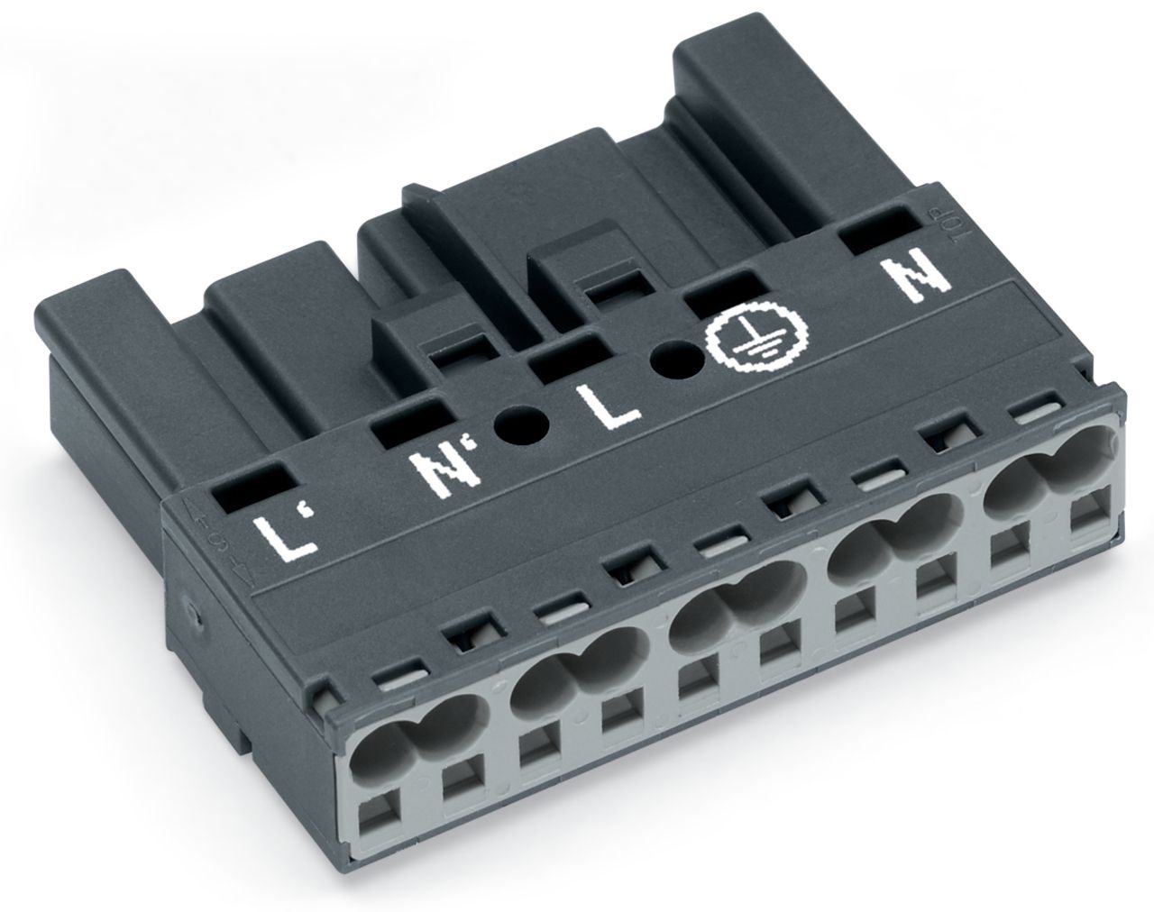 Steckverbinder Gebäude 5p Serie 770 25A Federzug 400V 4qmm 3 N PE 1