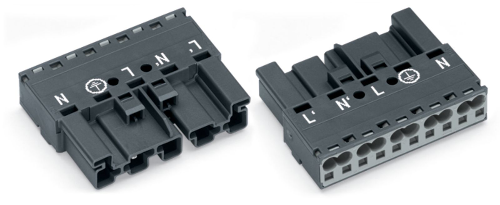 Steckverbinder Gebäude 5p Serie 770 25A Federzug 400V 4qmm 3 N PE 1