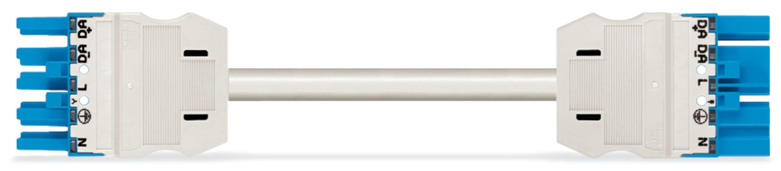 Systemverbindung 5p Serie 771 H05Z1Z1-F 5x1,5qmm L3000mm ws Buchse Stecker hfr