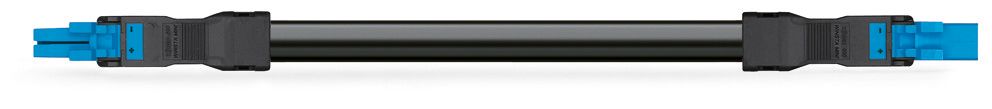 Systemverbindung 2p Serie 891 H05VV-F sw 1,5qmm 2x1,5qmm L6000mm Buchse Stecker