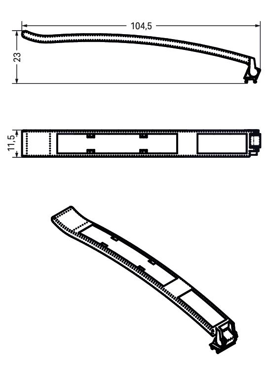 Bezeichnungshalter Kst Serie 750 23x11,5mm