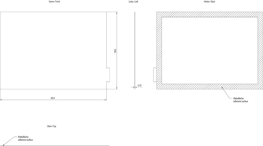 TV-Displayschutzfolie