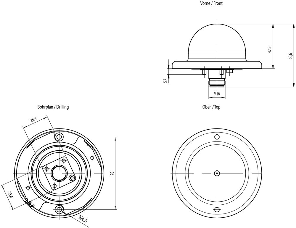 WLAN-Antenne Indoor Outdoor Buchse