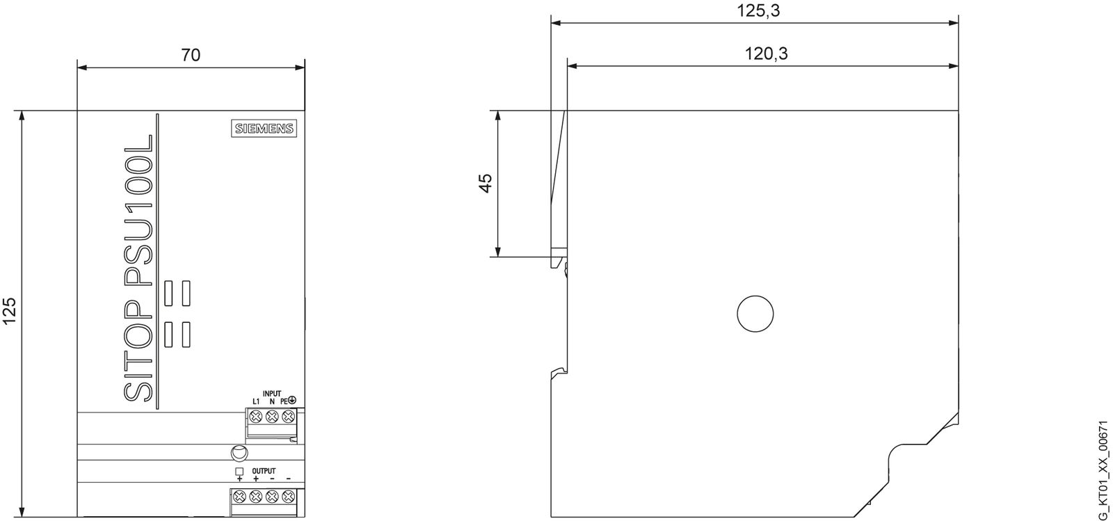 Gleichstromversorgung REG SITOP 24V 240W f.Reiheneinb 120-230VAC 10A Kurzschlussf