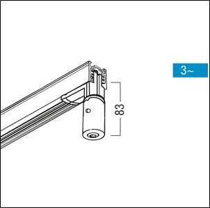 Pendeladapter ws 3x0,75qmm 83mm