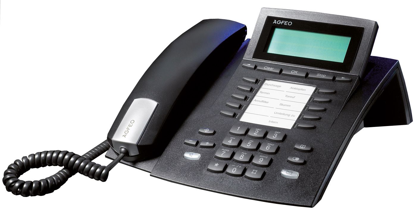 Systemtelefon sw S0-/UP0-Port 10F-Tast mehrzeil HeadSetAnschl Modu erw