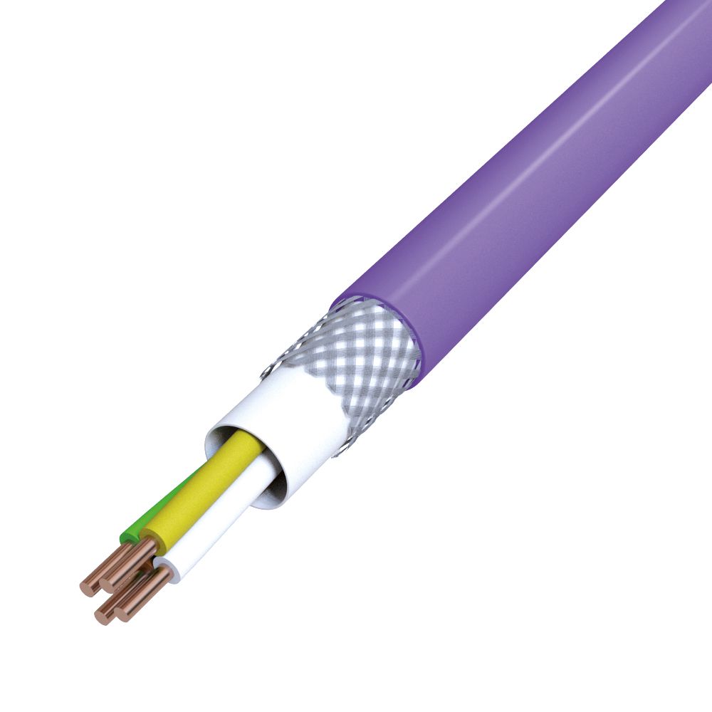 Busleitung CAN-BUS 2x2x0,34 vi TRS Farbe Kl.5 = feindrähtig Polyolefine Geflecht