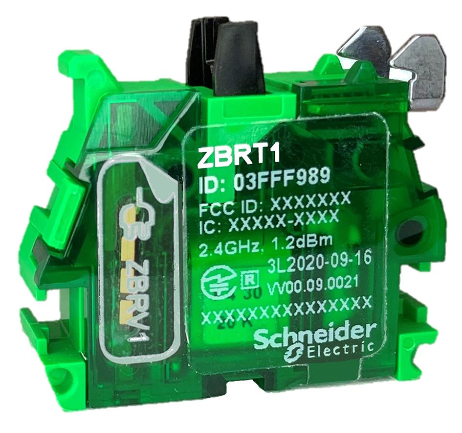 Drucktaster 1f ws rnd Ø22,5mm 1S IP30 fl Tastend