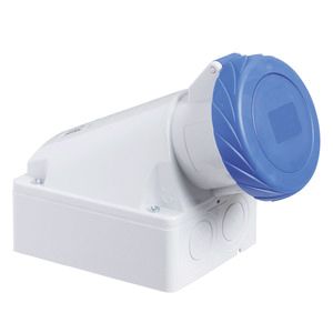 CEE-Steckdose 2p 32A Acti9 6h 230V/bl IP67 AP Schraubkl Kst