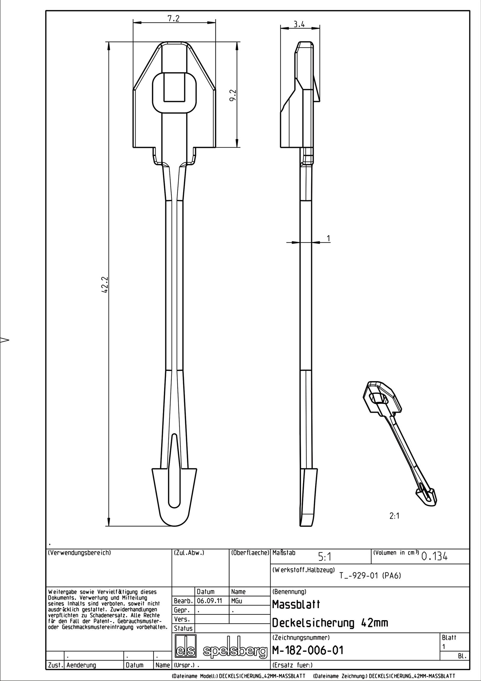 Deckelverliersicherung cherung,TG DVS-42