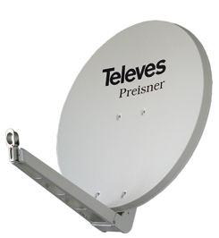 Satellitenantenne Alu ws m.Masth 40mm Multifeed offset m.Systemh