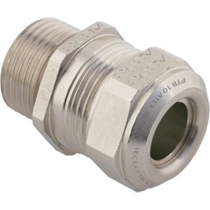 Ex-Kabelverschraubung M25 Ms si vernick 12mm IP68 ger m.Zugentlastung 21 22