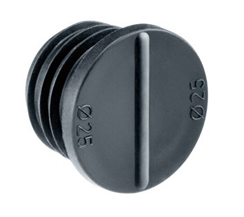 Rohrverschlussstopfen Kst Ø20mm Geeignet für f.flexible Rohre f.starre Rohre sw