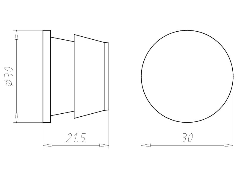 Rohrverschlussstopfen Kst Ø32mm Geeignet für f.flexible Rohre f.starre Rohre sw