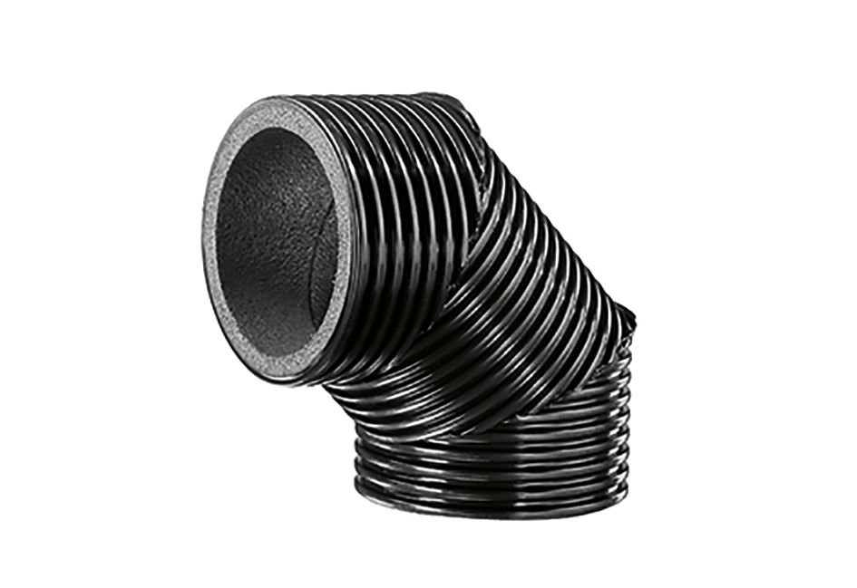 Luftkanalbogen rund Kst Ø125mm