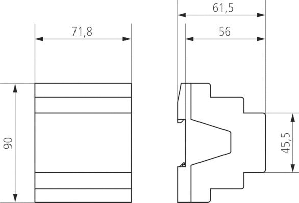 Binäreingang KNX REG 4TE LED 6f m.LED-Anz