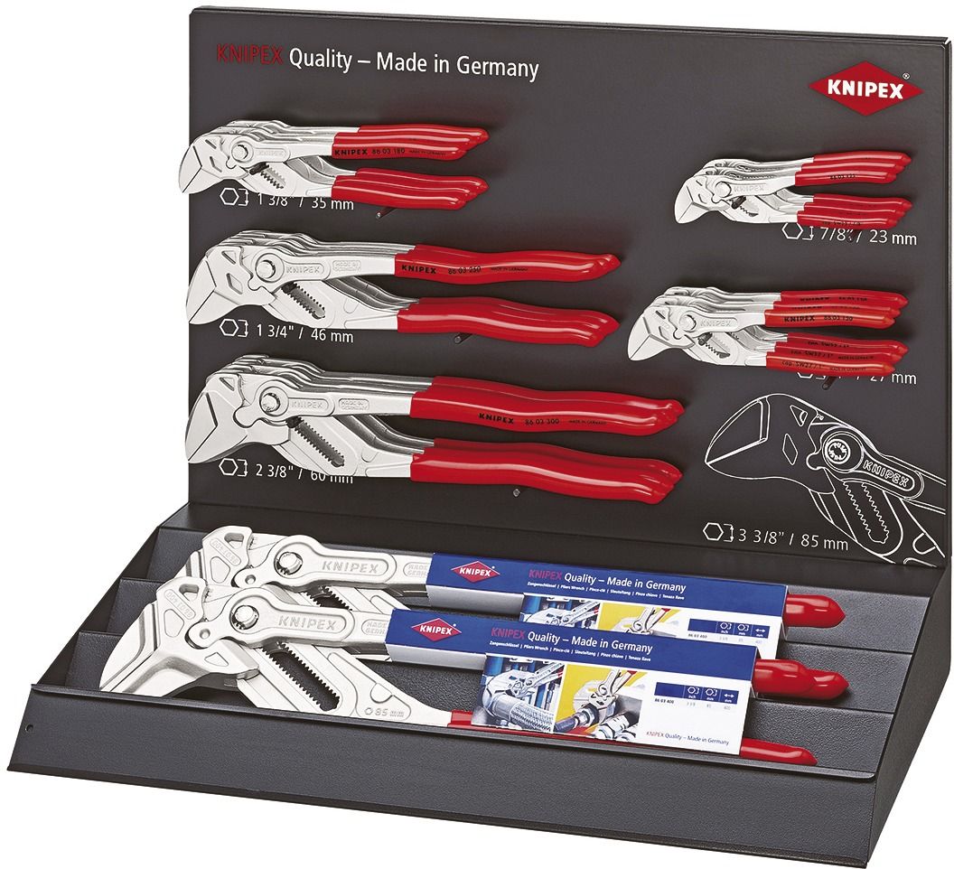 Thekendisplay Zangenschlüssel leer