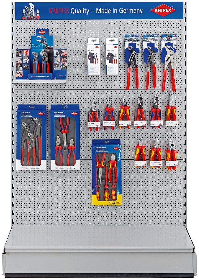 Lochplattenwand Mittelgondel, leer