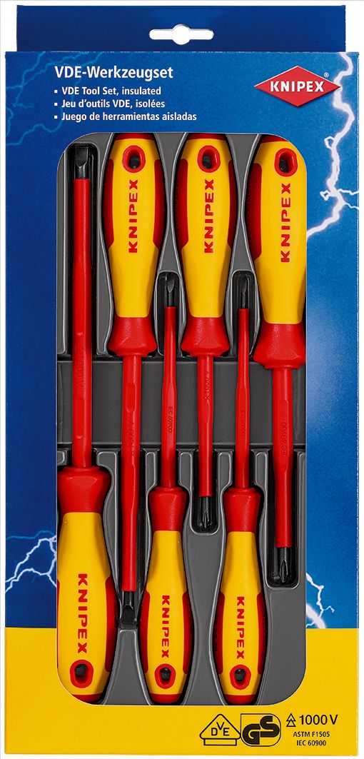 Schraubendreherset 6tlg 2xPH Karton 4xSchlitz