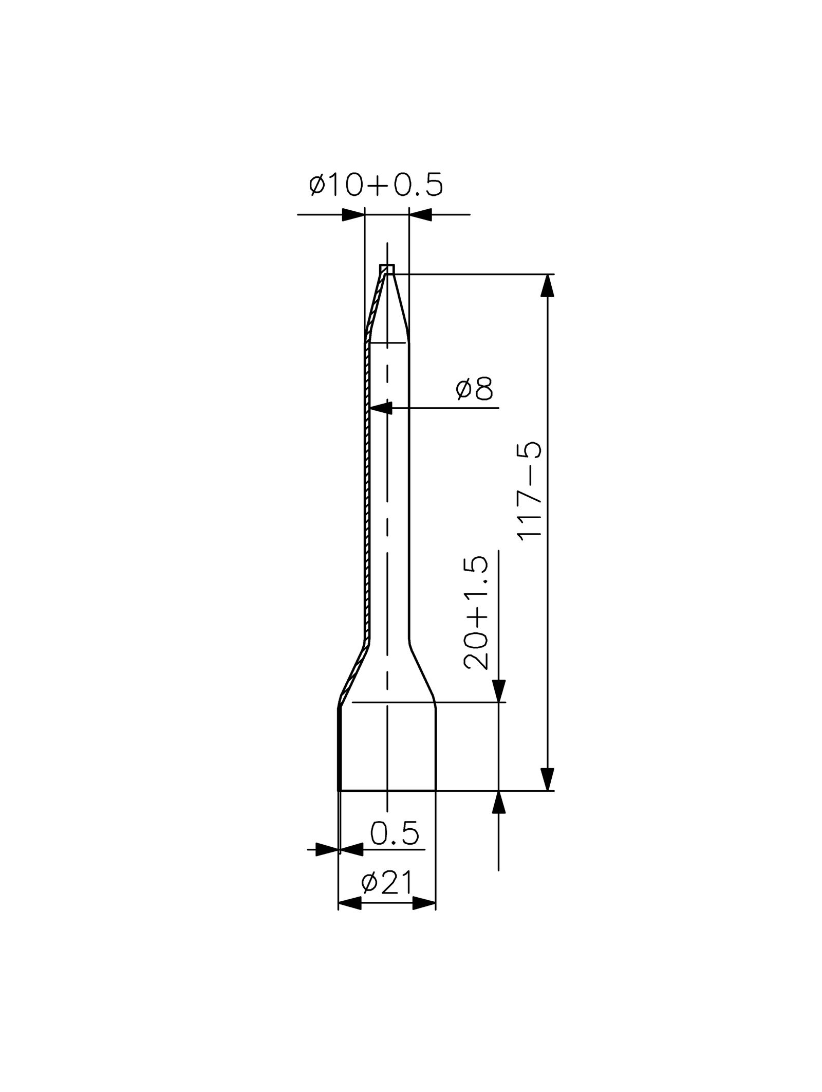 Schutzhülse Ø7,7mm Estrichmont