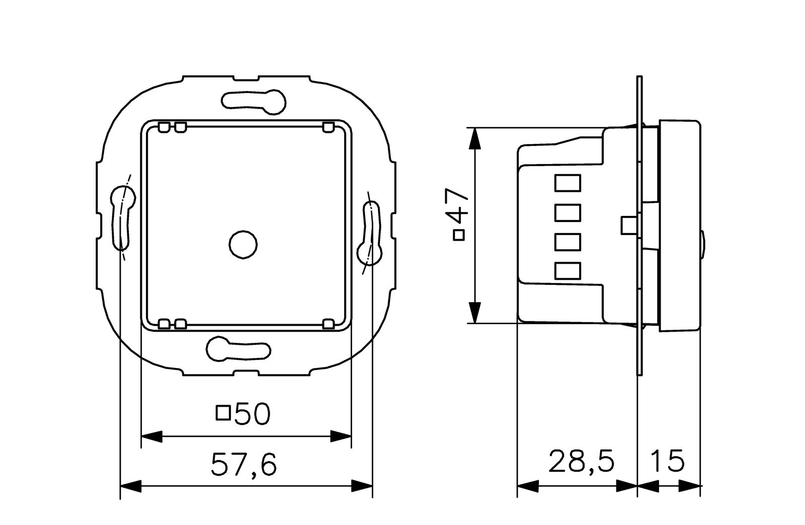 Raumthermostat IP30 Bimetall