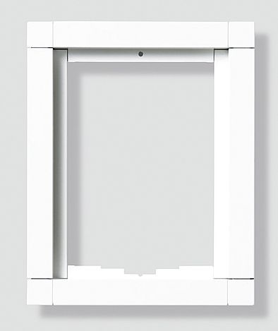 Rahmen-Türstation 1f UP anthgr Alu 131x163x15mm