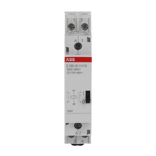 Stromstoßschalter 115VAC 1TE 16A 250V REG T68mm mech.Schalt