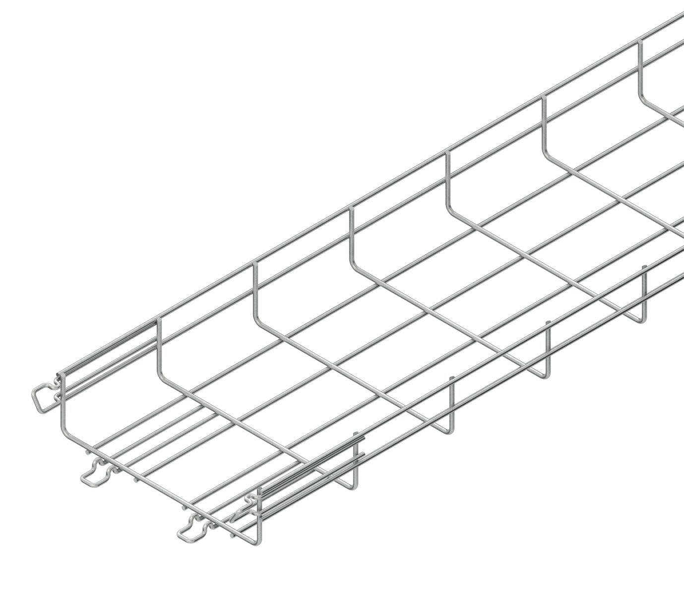 Gitterrinne U-Form 54x500x3000mm Klickbef int.Verb