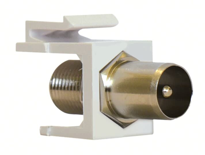 Koax-Stecker Rundkabel Iso.Einb