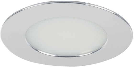 LED-Deckeneinbauleuchte 4,5W 2900K 320lm chr Konv IP44 Ø75x3mm