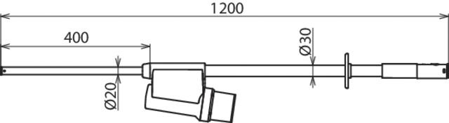 Spannungsprüfgerät 1p 20kV AC 50Hz akust/opt Mit Eigenprüfvorrichtung