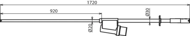 Spannungsprüfgerät 1p 10-30kV AC 50Hz akust/opt Mit Eigenprüfvorrichtung