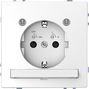 Steckdose 1f lows glz System Design UP m.OL Mit Orientierungslicht IP20