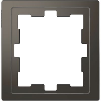 Rahmen 1f anth glz D-Life Kst f.GEB-K Unterputzmontage Thermopl