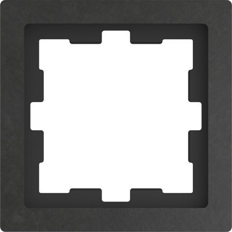 Rahmen 1f schiefer gschl D-Life Stein f.GEB-K geschliffen Unterputzmontage