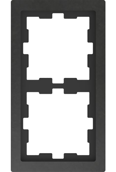 Rahmen 2f schiefer gschl D-Life Stein f.GEB-K geschliffen Unterputzmontage