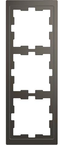Rahmen 3f lows glz D-Life Kst f.GEB-K Unterputzmontage Thermopl