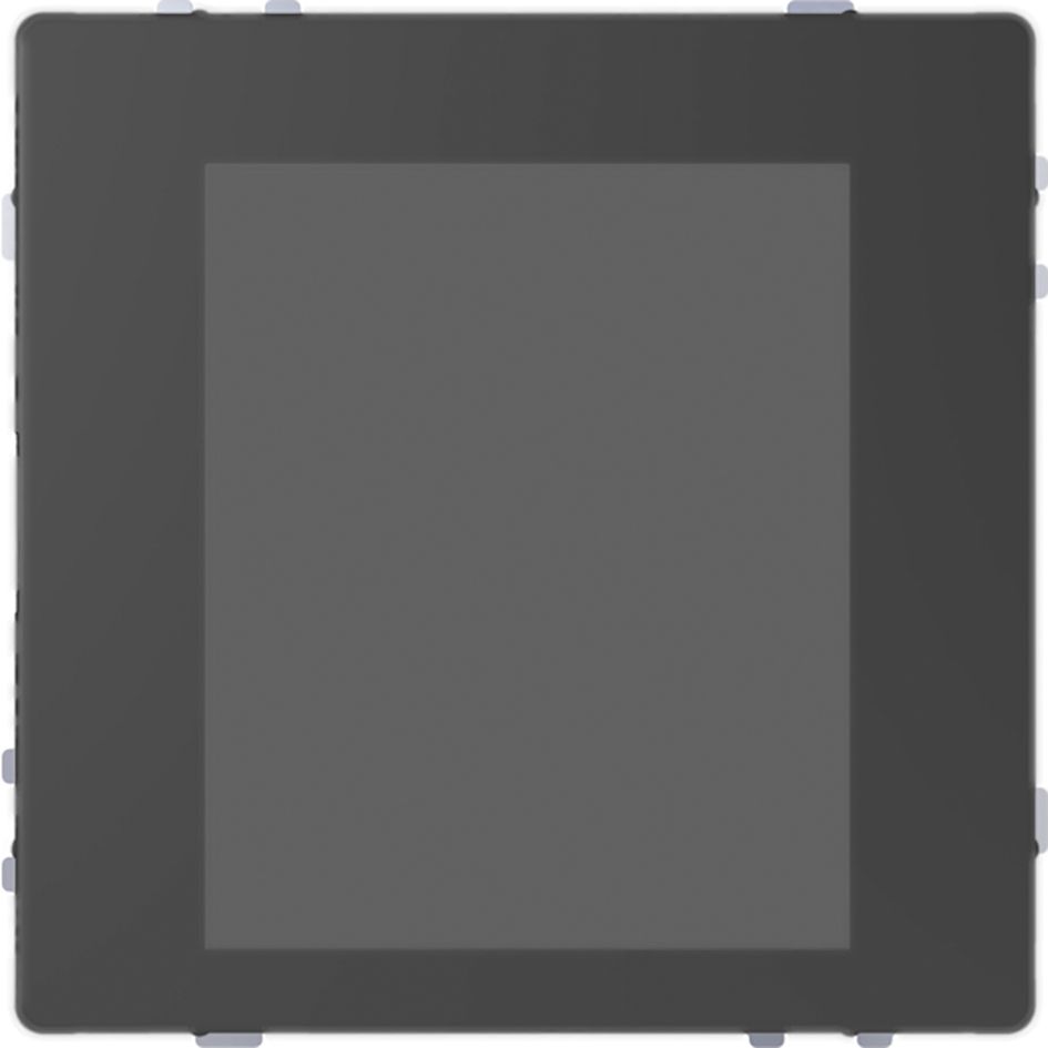 Raumtemperaturregler UP System Design KNX m.Abdeckpl Mit Vor-Ort Bedienung