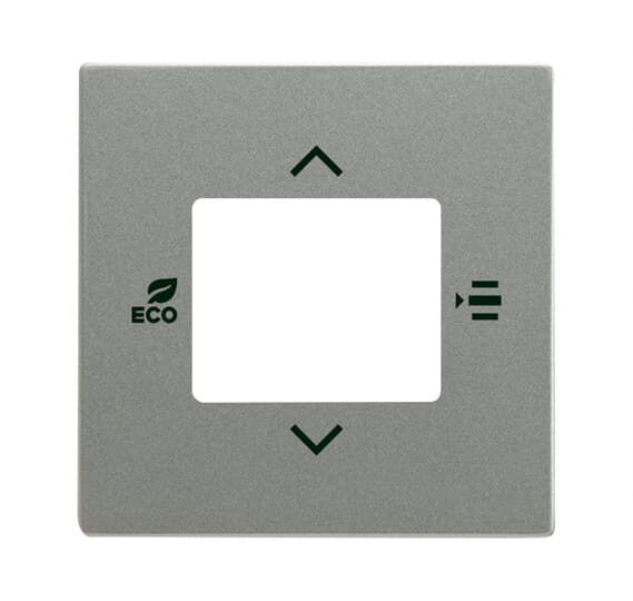 Zentralplatte Raumtemp gr metallic Pfeile Symbol Pfeile