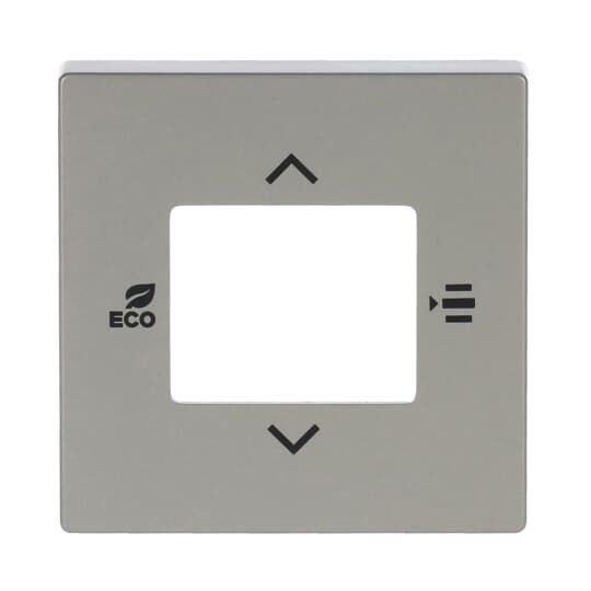 Zentralplatte Raumtemp edst glz Pfeile Symbol Pfeile