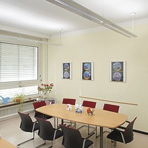 LED-Pendelleuchte 50W stail 4000K 6769lm alu 1LED LED nicht austauschbar sym IP20