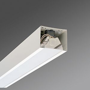 LED-Deckenanbauleuchte 23W 4000K 2371lm ws Konv Dimmung DALI IP20 1176x85x75mm