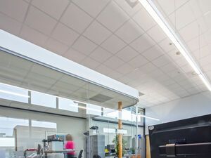 LED-Deckenanbauleuchte 37W 4000K 3717lm ws Konv Dimmung DALI IP20 1476x85x75mm