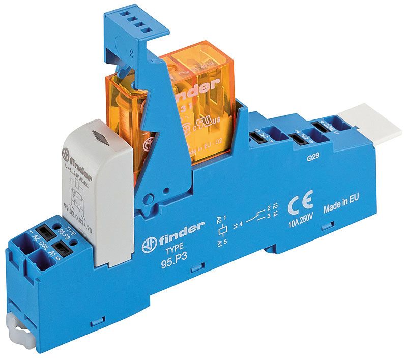 Schaltrelais 110V/AC 1W IP20 Steckanschl 15,8x95,5x75mm
