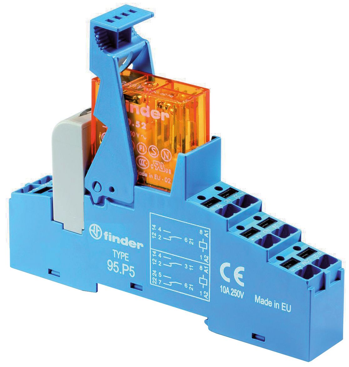 Schaltrelais 110V/AC 2W IP20 Steckanschl 15,8x95,5x75mm