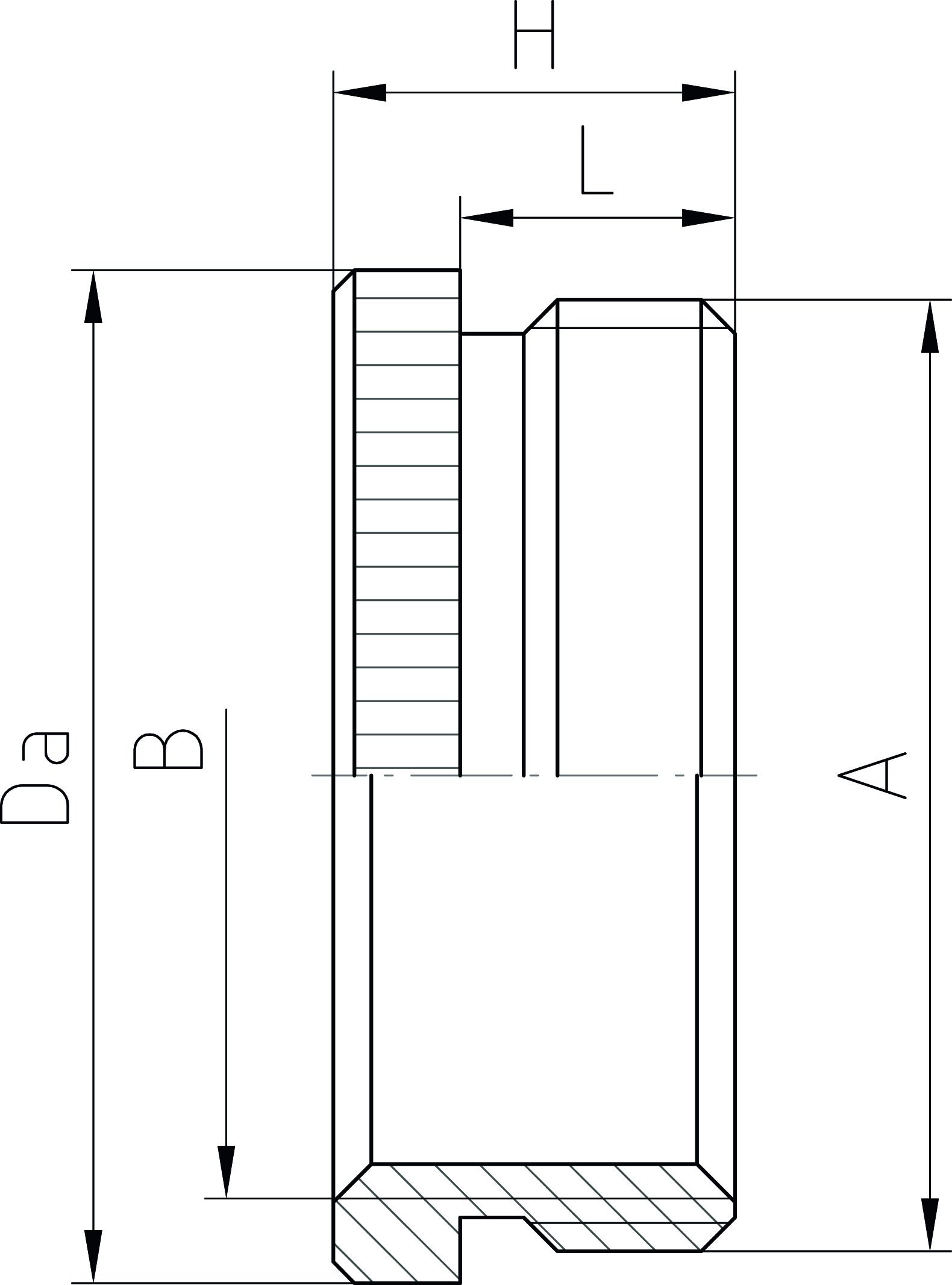 Reduzierring Ms PG13,5/PG9 vernick