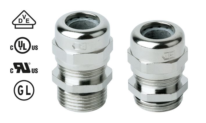 Kabelverschraubung M25 Ms si vernick 7mm IP68 ger m.Zugentlastung