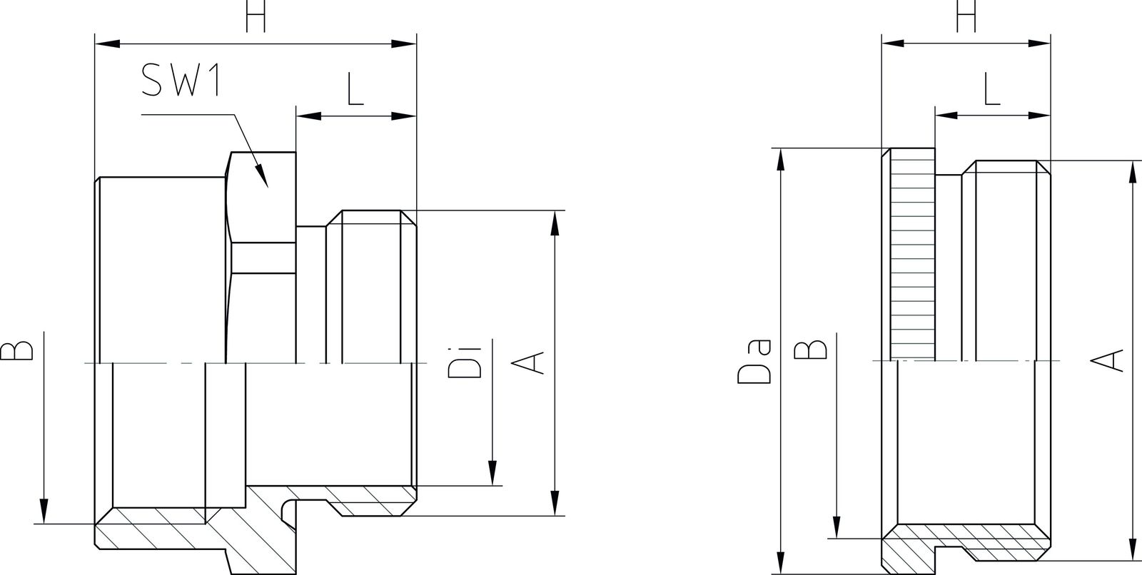 Erweiterungsring Ms M13/M20 vernick