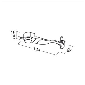 Wandhalterung ws Alu