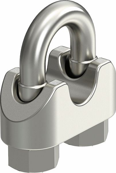Spanndrahtschelle Ø5mm/Seil Edst unbeh n.iso